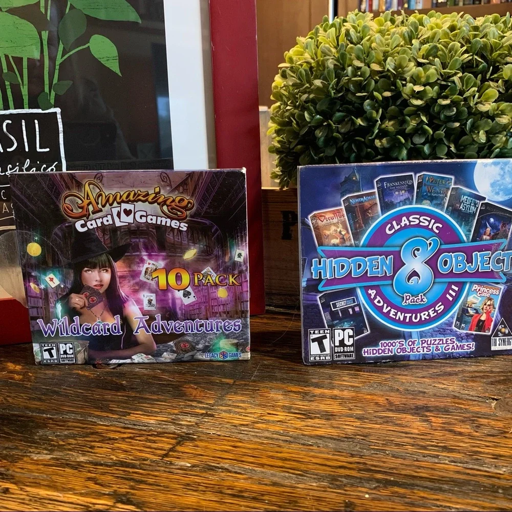 Computer Games Card Games Set of Two.